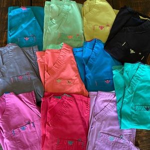 SM/XS mostly small
Most are Med Couture 
Smoke free home
17 tops
13 bottoms